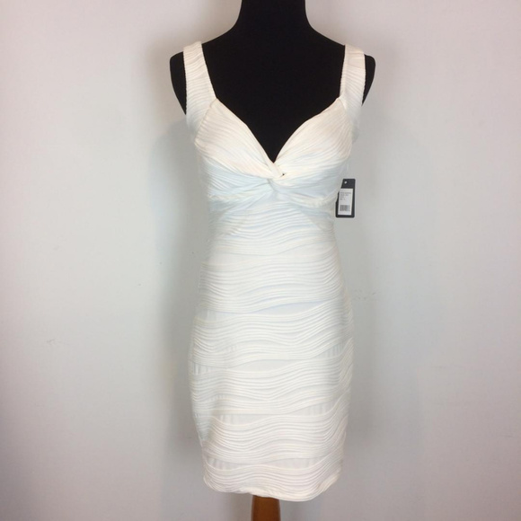 guess white bodycon dress